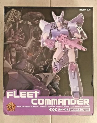 MHZ Toys MH-01B Fleet Commander Hurricane Cyclonus NOT FT29 Quietus KO MAI trasf - Immagine 1 di 4