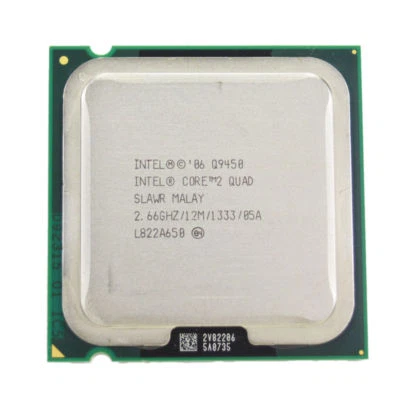 FRA Intel Core 2 Quad Q9450  (12M Cache, 2.66 GHz, 1333 FSB) Socket 775 - Photo 1/2