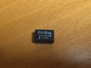 Estranguladores/filtros modo común Pulse/Fil-Mag 23Z105SM estranguladores SMD LAN (5 piezas = 1 lote) - Imagen 1 de 1