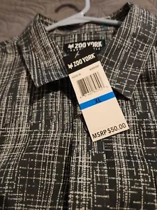Zoo York Unbreakable Mens Shirt Size XL Short Sleeve Button Up NWT - Picture 1 of 9