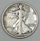 1916 Walking Liberty Half Dollar Very Fine Silver 50c