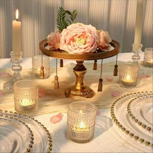 Decorative Mirror Tray Vintage Style Vanity Tray for Bedroom Perfume Makeup - Picture 1 of 6