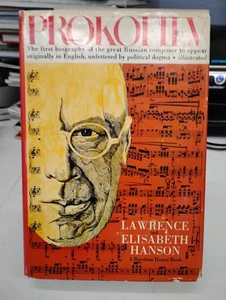 PROKOFIEV by Lawrence and Elizabeth Hanson HCDJ 1964 - Bild 1 von 5