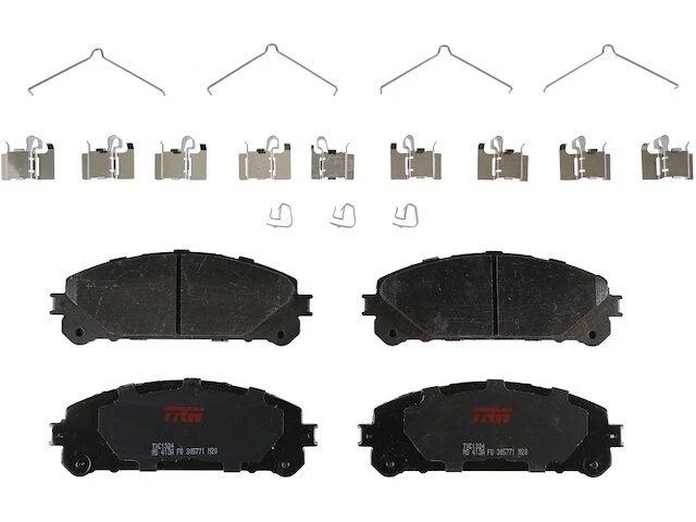 Front Brake Pad Set For 2015-2019 Lexus NX300h 2.5L 4 Cyl 2016 2017 2018 DZ468JX - Изображение 1 из 1
