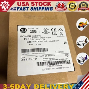 Nuovo AB 25B-B2P5N104 Powerflex 525 0,5 HP unità 25B-B2P5N104 spedizione veloce HT 1PCS - Foto 1 di 2