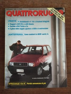 1986 11 VIERRÄDER NOVEMBER 1986 NR. 373 JAHR XXXI AUTOBIANCHI Y10 4WD PEUGEOT - Bild 1 von 6