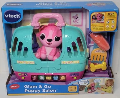 VTech Glam And Go Puppy Salon And Carrier With Grooming Tools Lights & Sounds - Image 1 of 4