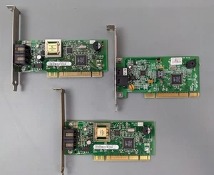 (3) PCI Modems - Agere Chipset, I306, 90109-2 - UNTESTED AS-IS - Picture 1 of 7
