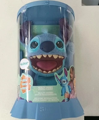 RealFX Disney Stitch Juguete Interactivo Acciones Sonidos Animatronic 18 Pulgadas NUEVO Foto 1 de 4