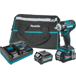 Makita GWT05D 40V max XGT Li-Ion 1/2" 4-Spd Imp Wrench w/Detent Kit (2.5 Ah) New - Picture 1 of 10
