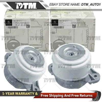 2Pcs Engine Motor Support Mount Front L&R FOR Benz C300 C350 GLK350 - Image 1 of 4