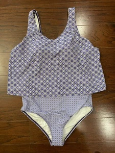 Lands' End Damen Flatter Tankini Oberteil Connected Einteiler Größe Medium Neu mit Etikett - Bild 1 von 6