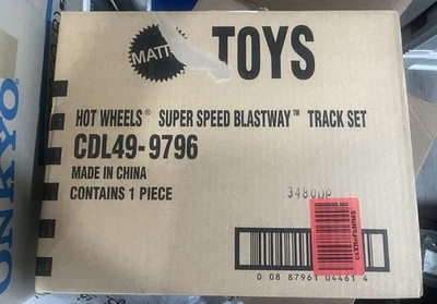 New Hot Wheels Track Set Super Speed Blastway Dual Racing For 1 Or 2 CDL49-9796 - Image 1 of 2