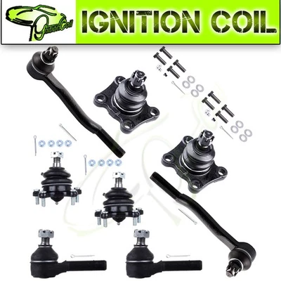 Front Lower Upper Ball Joints Steering Tie Rod End For 05 Toyota Pickup 4Runner Foto 1 de 4