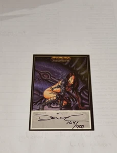 2000 Witchblade Millennium Top Cow Autographed Card signed Dorian C. 164/700 - Picture 1 of 2