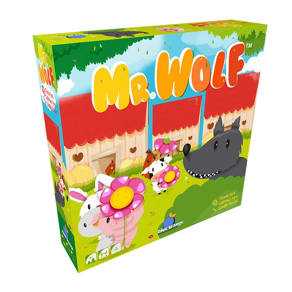 Mr. Wolf Cooperative Children's Animal Board Game - Image 1 of 4