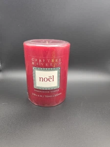 CRABTREE & EVELYN VINTAGE NOEL PILLAR SEALED KERZE 50 Std!! - Bild 1 von 3
