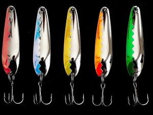 2 cucharas de fundición de níquel liso de 1/4" 1/4 oz .050 Walleye Candy NKLPERL - Imagen 1 de 1