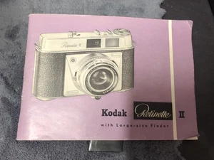 KODAK RETINETTE II 2 LIBRETTO ISTRUZIONI GermanyN- 1748-0159-M - Foto 1 di 8