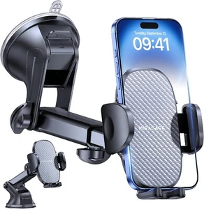 Miracase Support Téléphone Voiture pour Tableau de Bord Voiture 3 en 1 Support Téléphone Rotatif Occasion - Photo 1/4