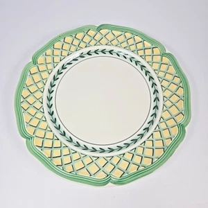 "Plato de ensalada Villeroy & Boch French Garden naranja 8"" verde y amarillo #1748" - Imagen 1 de 4