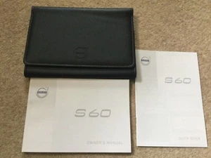 VOLVO S60 OWNERS MANUAL HANDBOOK & WALLET (2014 - 2020) FAST POST - Picture 1 of 4