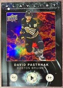 2024-25 Upper Deck Playlist #PL-3 David Pastrnak Boston Bruins - Bild 1 von 1