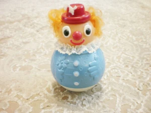 Rare Vintage USSR Soviet Russian Roly-Poly Clown Tumbler Doll Musical Sound - Picture 1 of 7