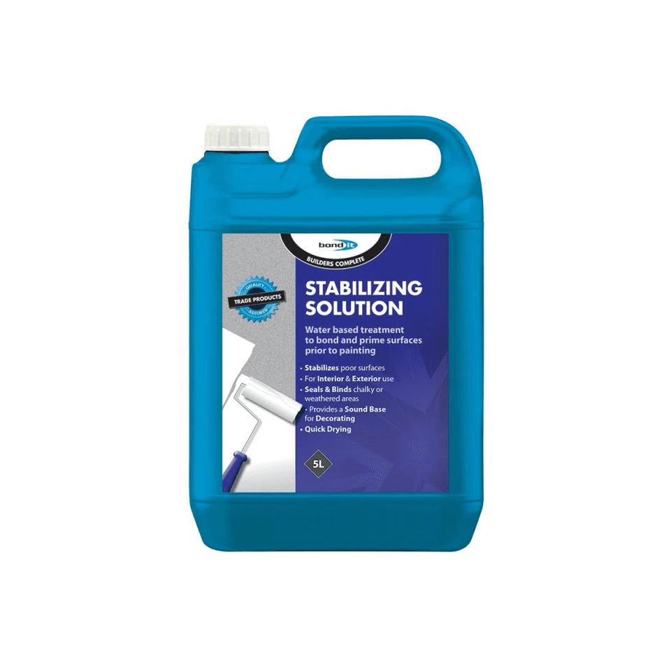 Bond It Stabilising Stabilizing Solution Surface Primer Concrete Masonry 5 Litre - Image 1 of 1