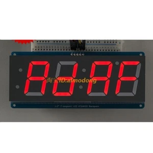New Red 1.2' 4 Digit 7 Seven Segment LED Display IIC for Arduino - Bild 1 von 3