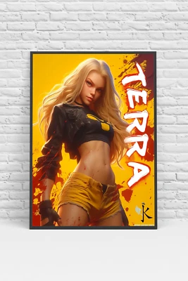 Terra Teen Titans DC Universe Comics Poster Print - No Frame - image 1 of 3