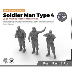Soldado Modelo SSTR100908 Llamas de Guerra FOW 15mm Miniatura Soldado Hombre Tipo 4 - Imagen 1 de 2