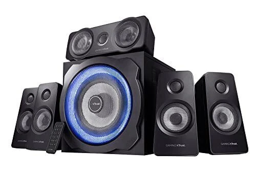 Trust GXT 658 Tytan 5.1 Surround Lautsprechersystem - Schwarz, 180W
