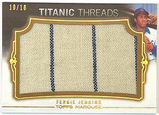 2011 Topps Marquee Titanic Threads Gold Fergie Jenkins Jumbo Relic #TTJR-21 /10