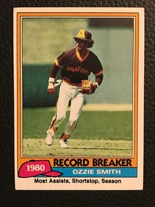 1981 Topps Ozzie Smith Padres #207 - Foto 1 di 2