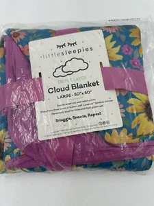 Little Sleepies Sunflower Fields Large Cloud Blanket - 50" x 50" - Picture 1 of 1