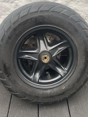 yamaha bws 50/mbk Booster Vorderrad 120/90-10 Felge vorne Alufelge - Bild 1 von 4