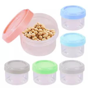 6PCS Reusable Sauce Cups Salad Dressing Container Condiment Containers With Lids - Picture 1 of 12