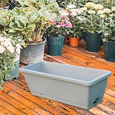 Window Box Planter Vegetables Growing Container for Home Windowsill Garden - Image 1 of 2