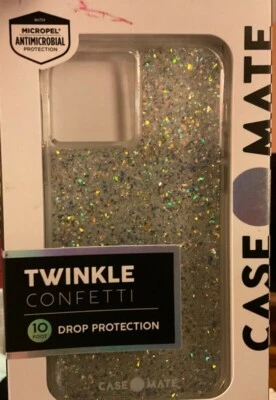 "Funda de teléfono Case-Mate TWINKLE CONFETTI para Apple iPhone 12 / iPhone 12 Pro 6,1""" Foto 1 de 4