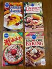 Lot of 4 Cookbook Recipes Chicken Holiday Appetizers Desserts Baking Farmers