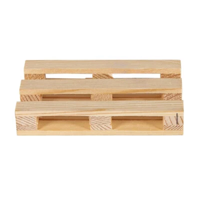 Miniature 1/10 Scale RC Car Accessories Decoration DIY Wooden Pallet 113x73x13mm - Image 1 of 4