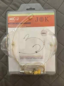J K Professional Headset/Headworn Microphone MIC-J Connector D4 NEW - Picture 1 of 1