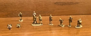 Galoob Micro Machines Military Figures Army Men Soldiers Tan Lot of 10 Unique - Picture 1 of 18