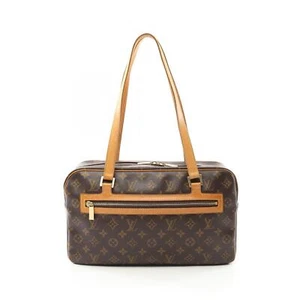 LOUIS VUITTON Cite GM Shoulder Bag M51181 Monogram canvas leather Brown Used LV - Picture 1 of 10