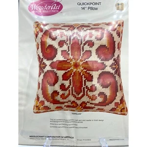 WonderArt Quickpoint Kissenset 'Sunglow' Design 14 Zoll Kissen Neu in Verpackung/Vin - Bild 1 von 5