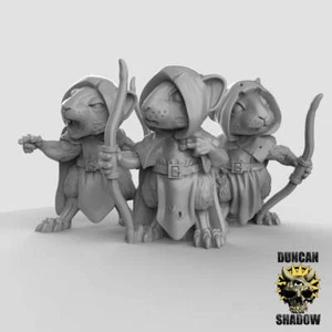 Mousle Folk Rangers with Bows | Duncan Shadow | Compatible with Dungeons & Drago - Picture 1 of 7
