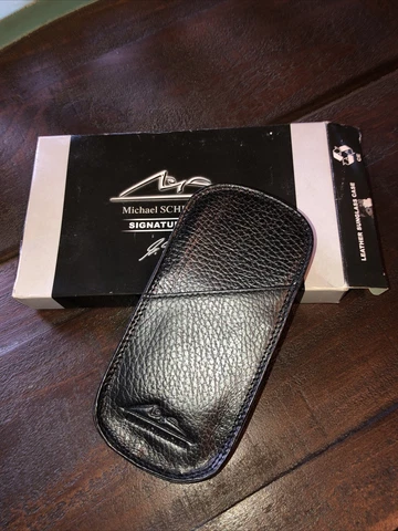 Michael Schumacher Leather Sunglasses Case - Collector Item! Cover