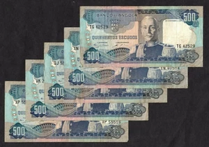 Angola 500 escudos P-102 1972 en muy buen estado+/f x 5 - Imagen 1 de 4
