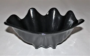Kunststoffschale riesige Schüssel Schale schwarz 5-1/2" B x 9" lang x 3-3/4" T/Fuß - Bild 1 von 8